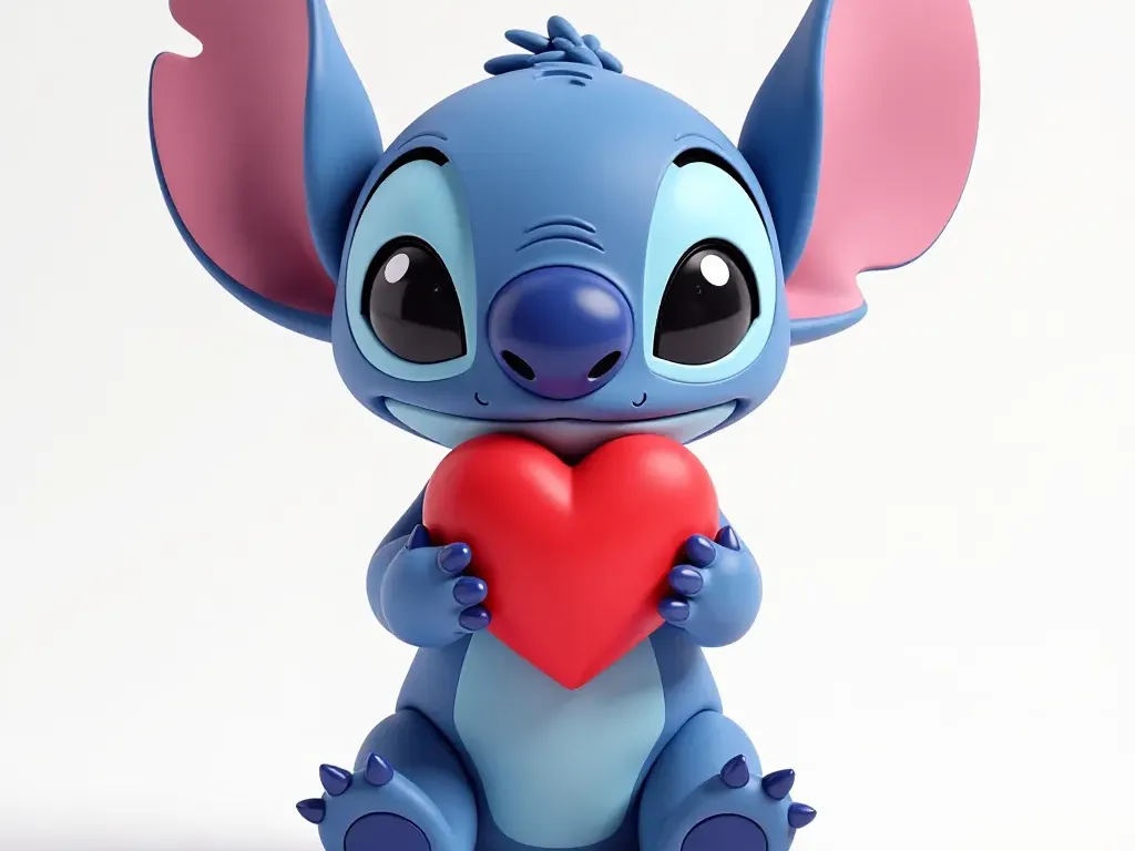 Stitch In Love Heart Valentine's Funko Style