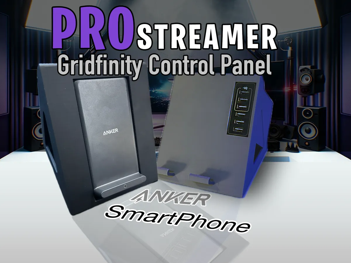 Pro Streamer Phone + Charging Control Panels