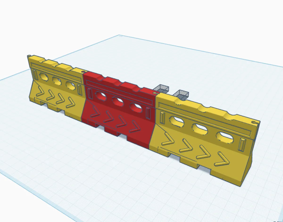 CyberBrick Scenes Forklift- Road Safety Barriers, photo 3 of 4 - CyberBrick Scenes Forklift- Road Safety Barriers Models, RC & Drones