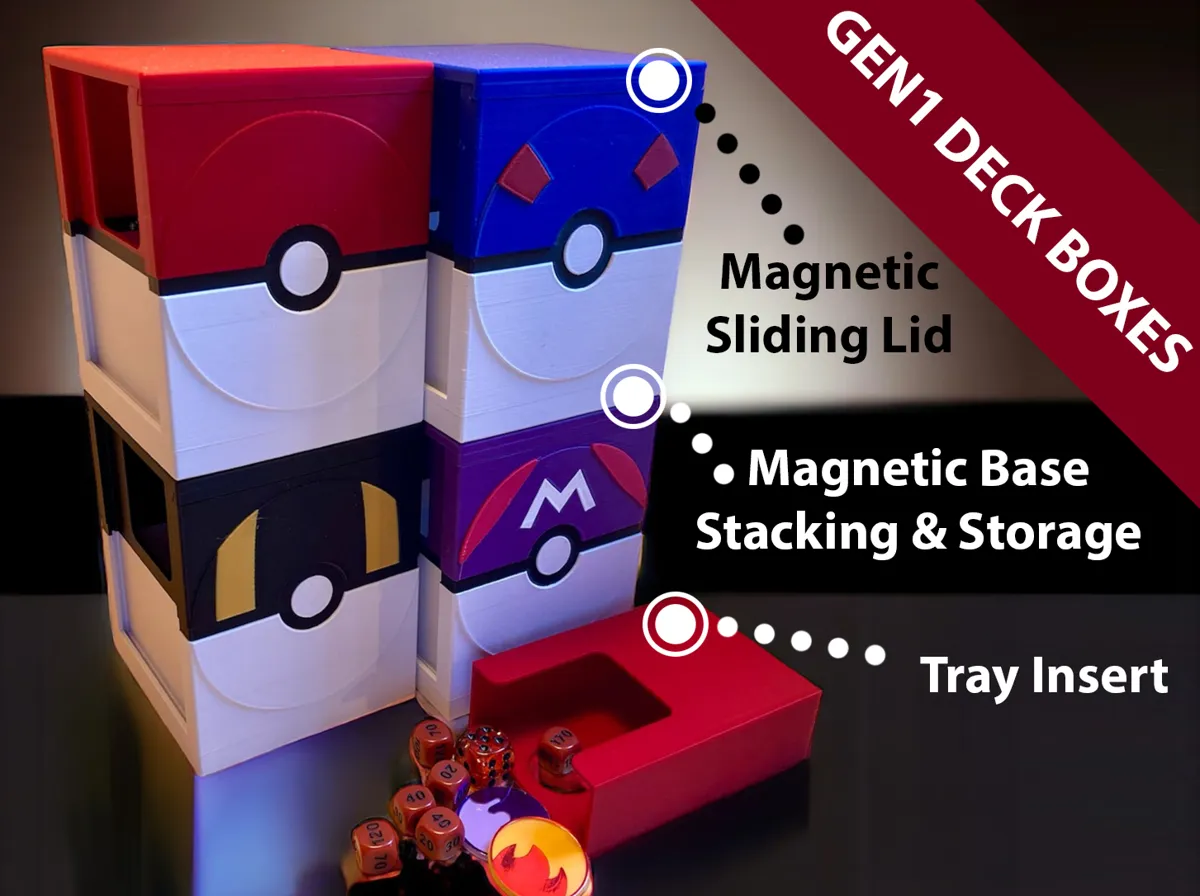 Pokémon Gen 1 Deck Box Collection