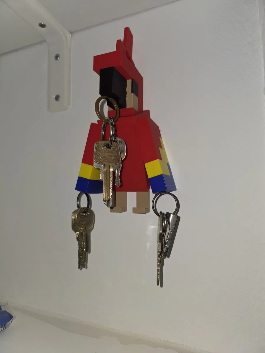 Magnetic Key Holder (Video Game Inspired), photo 4 of 4 - Magnetic Key Holder (Video Game Inspired) Storage & Organisation