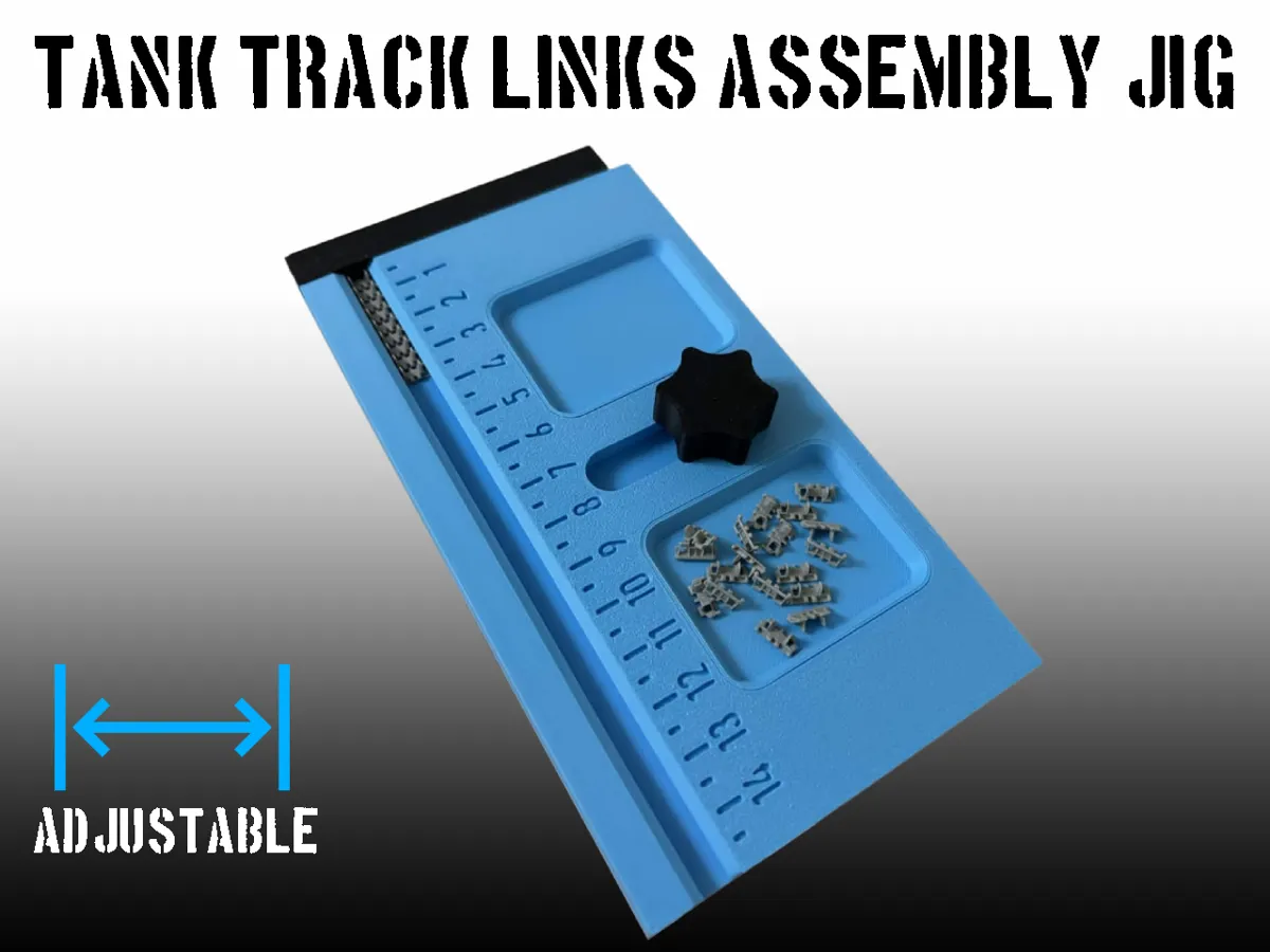Adjustable Tank Track Links Assembly Jig
