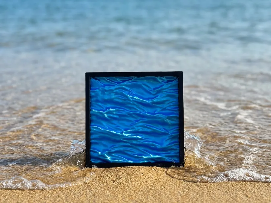 Sea wave photo frame