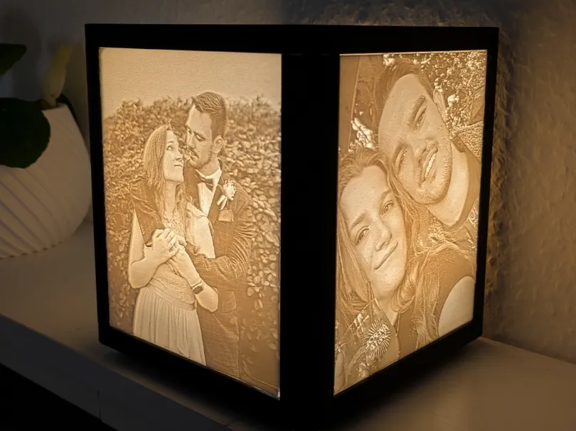 Lithophane Lamp with your Pictures / IKEA KAPPLAKE