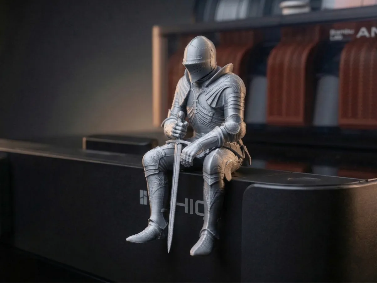 Guardian of the Printer - Sitting Knight