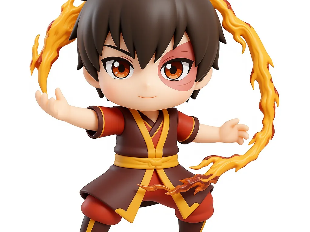 Prince Zuko Firebending Chibi Figure