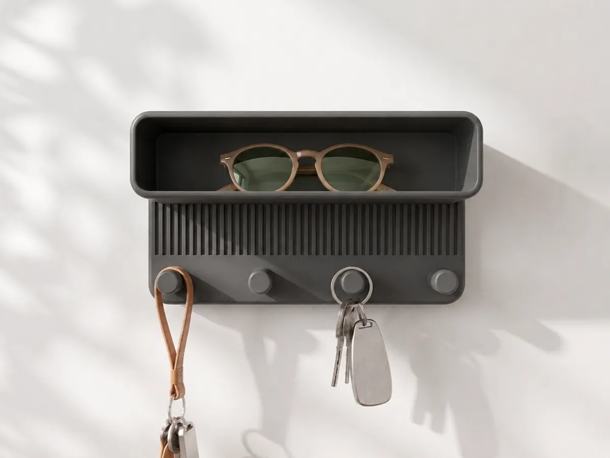 Entryway Key Organizer with Shelf