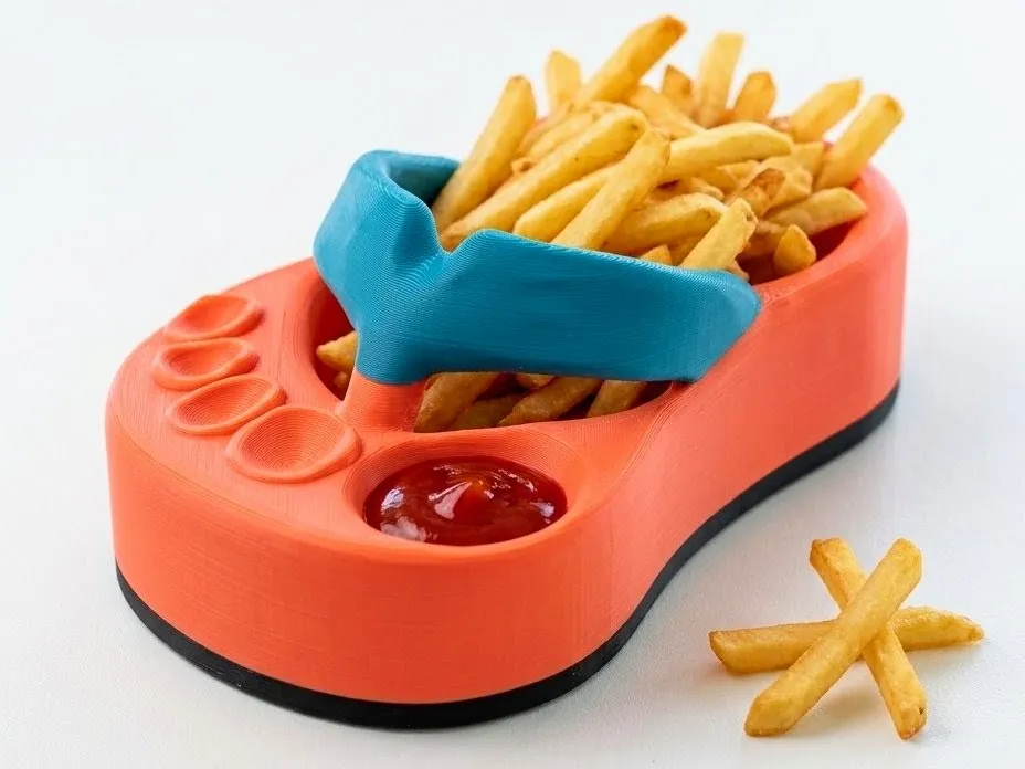 Novelty Multi-Color Snack & Dip Station