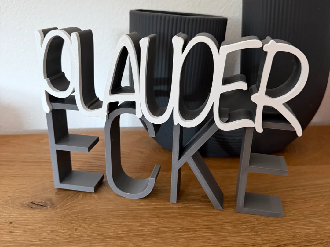 Plauderecke, dekorativer 3D-Schriftzug | Decor - Room Decor & Aesthetic Pieces, in stock in India