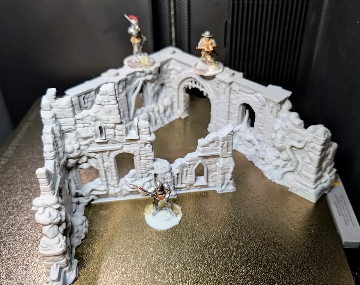 Modular Nurgle Corrupted Ruin - Tabletop Terrain, photo 2 of 4 - Modular Nurgle Corrupted Ruin - Tabletop Terrain Board Games & Tabletop