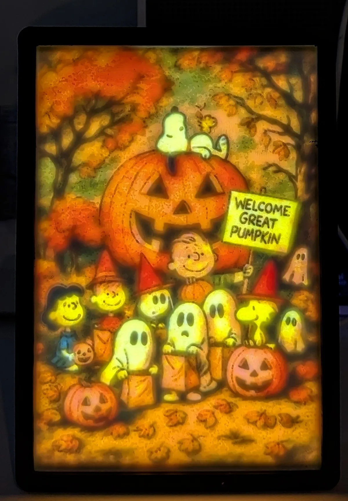 It's the Great Pumpkin, Charlie Brown Litho, photo 2 of 3 - It's the Great Pumpkin, Charlie Brown Litho Gifts & Occasions