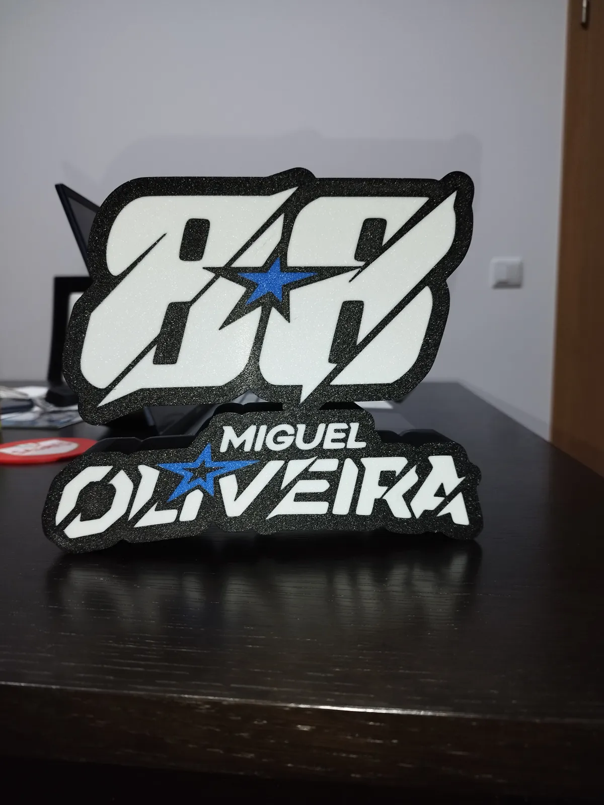 Miguel Oliveira #88 LED Light Box / Luminária, photo 3 of 3 - Miguel Oliveira #88 LED Light Box / Luminária Household
