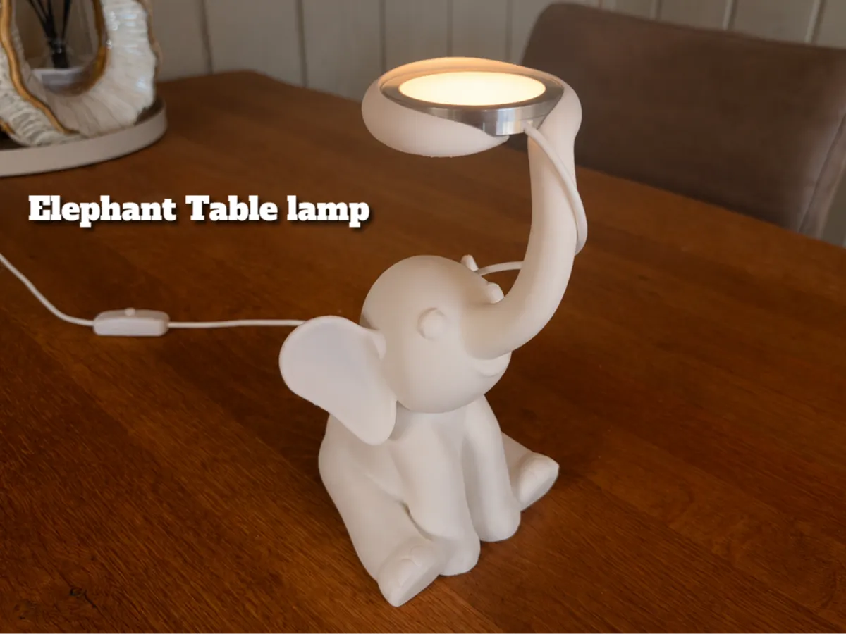 Elephant Table Lamp - Lamp kit-001 / E14 lamp - Lamp Bases, Kits & Parts, in stock in India