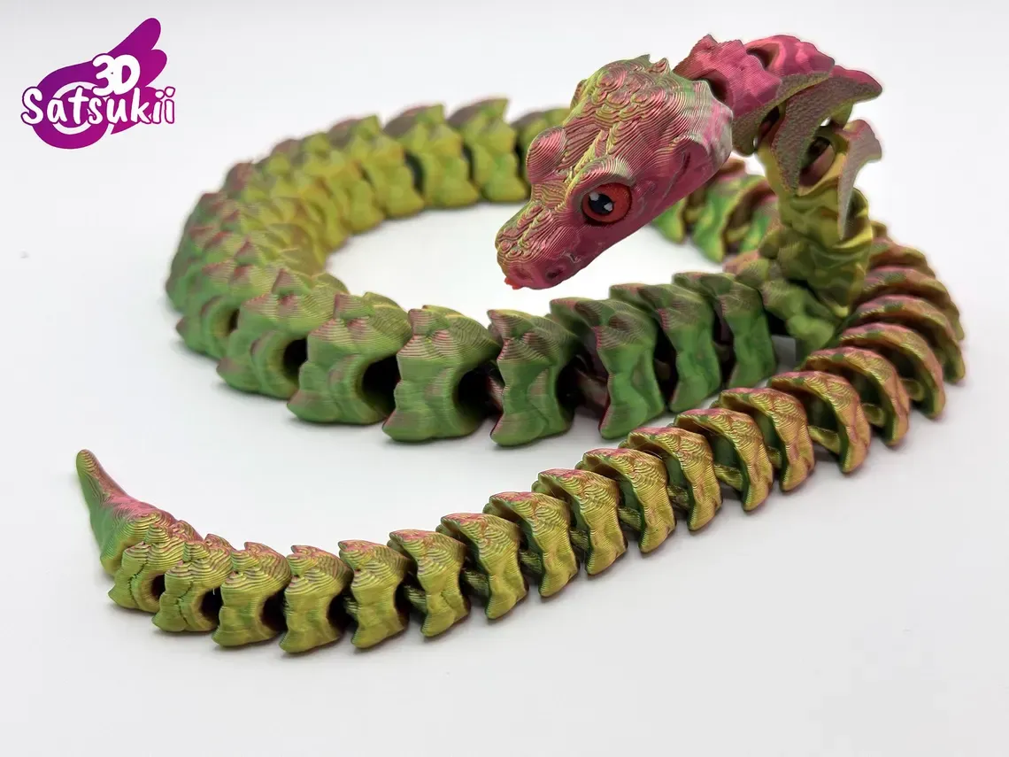 Cute Flexi Python Snake, photo 2 of 4 - Cute Flexi Python Snake Toys & Games