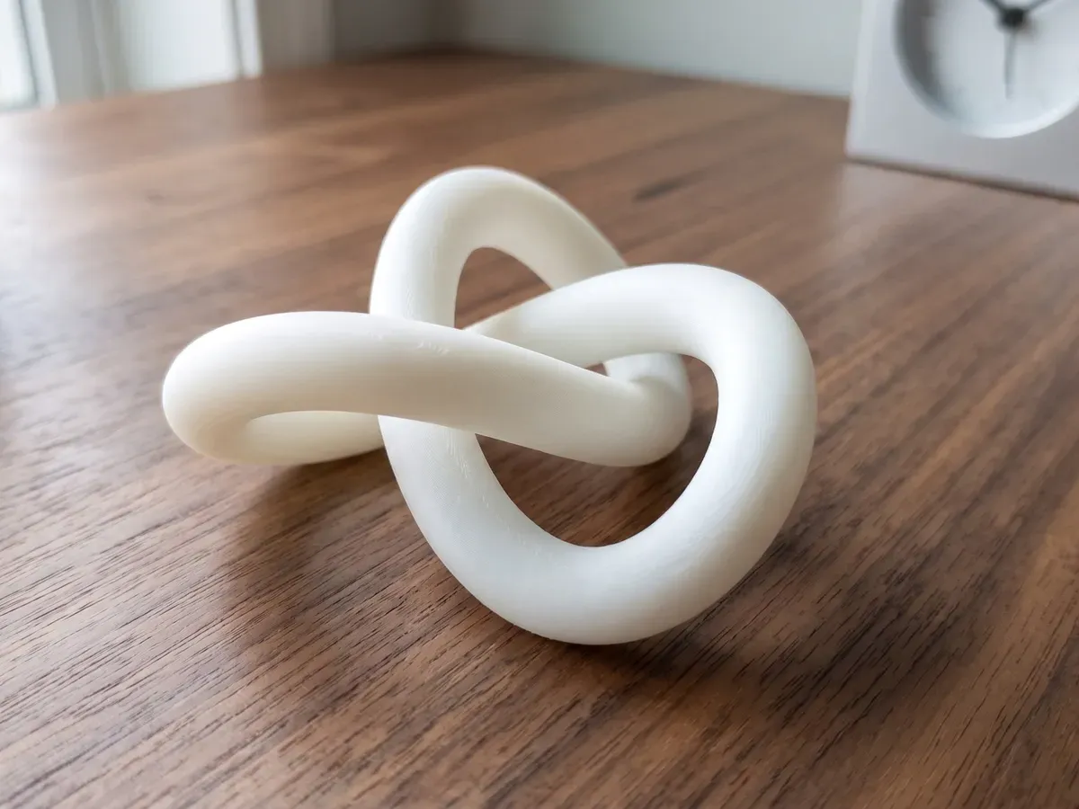 Torus Knot Sculpture Desk Toy - Sculptures, in stock in India