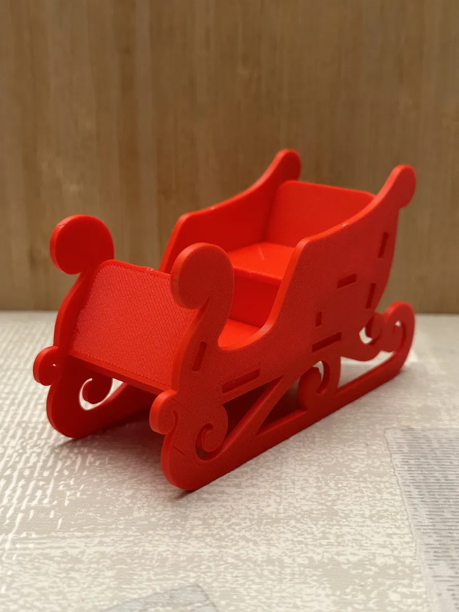 Christmas sled/sleigh kit card