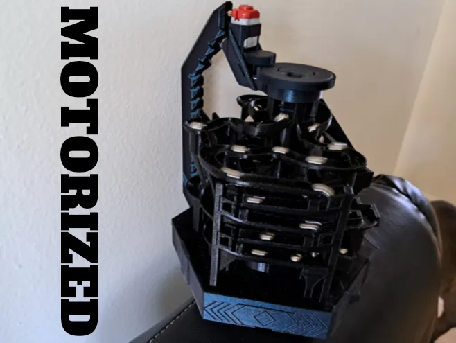 Motorized Apex Marble Machine (Motorized Addon), photo 2 of 4 - Marble Runs & Ball Tracks, track