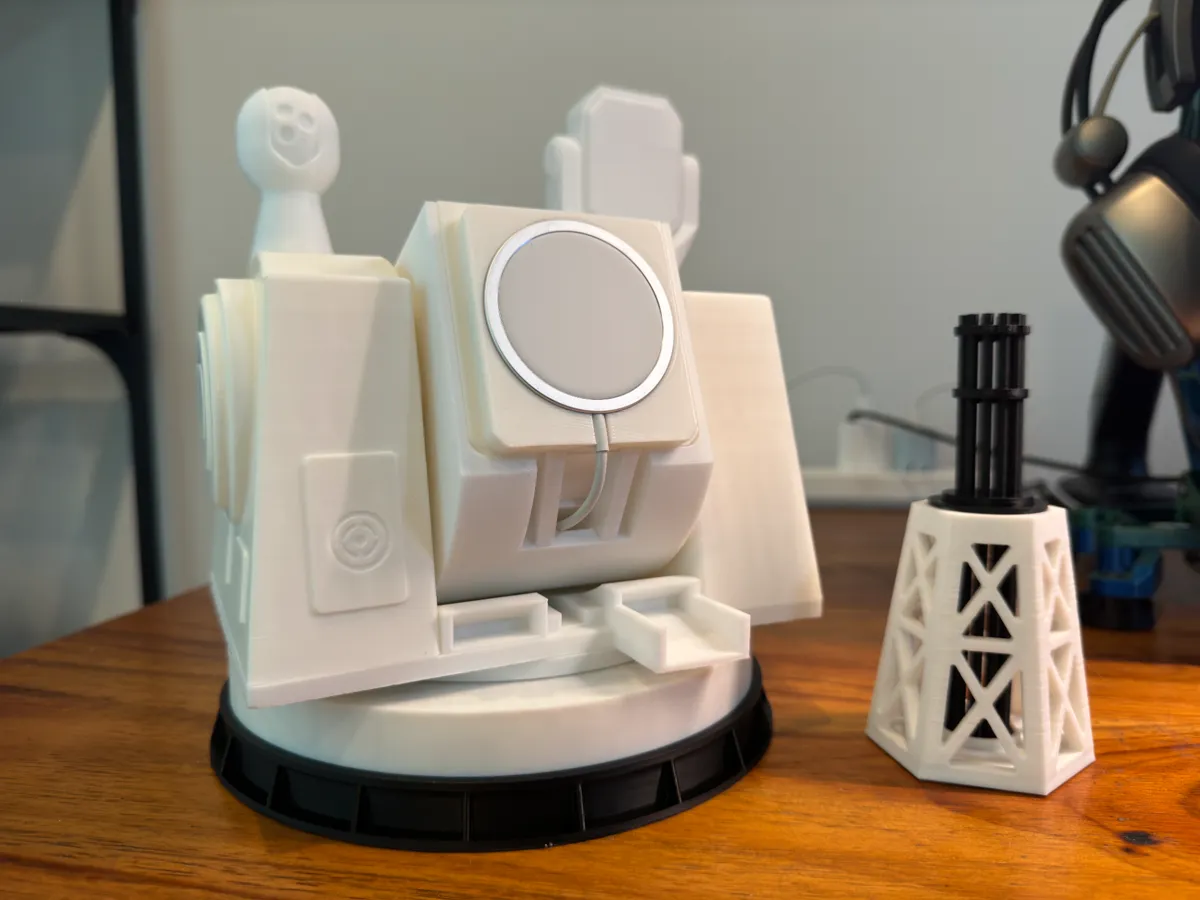 Naval Gun MagSafe Charger Stand, photo 3 of 4 - Naval Gun MagSafe Charger Stand Hobby & DIY