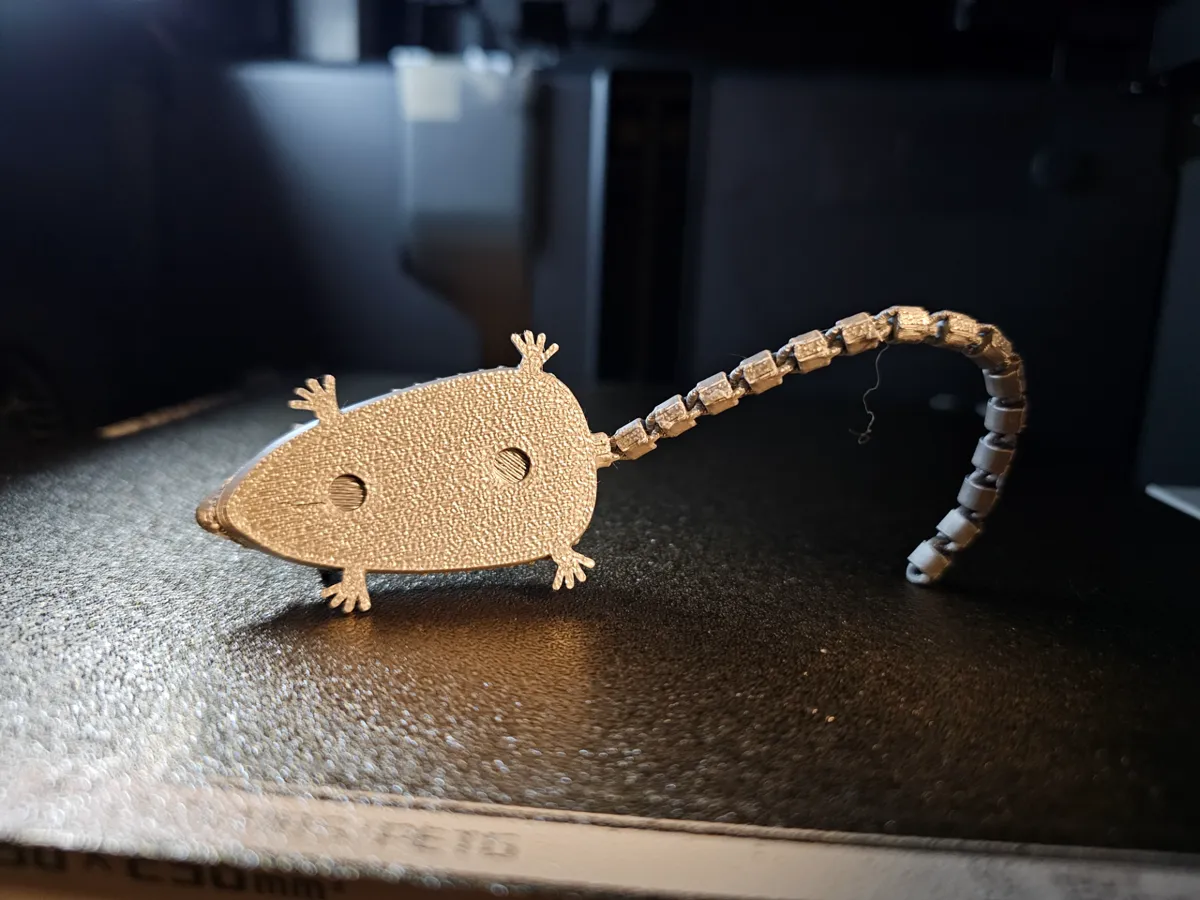 Mouse Toy With Articulated Tail, photo 4 of 4 - Mouse Toy With Articulated Tail Pets