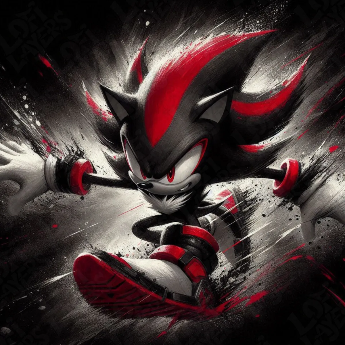 Shadow the Hedgehog Hueforge