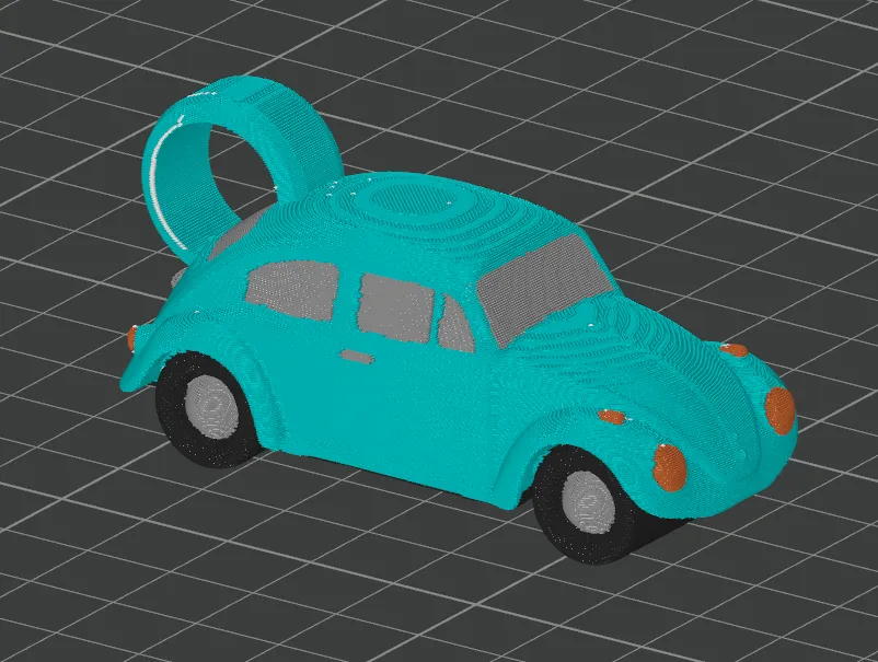 Volkswagen Beetle Keychain, photo 3 of 4 - Volkswagen Beetle Keychain Hobby & DIY