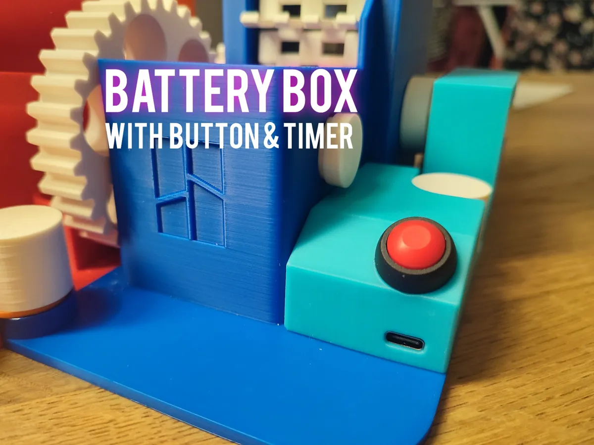 Battery Box - Button and Timer for Marble Run Kit - Marble Runs & Ball Tracks, in stock in India