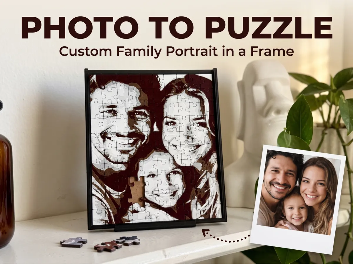 Customizable Puzzle 100pcs Set - Vertical