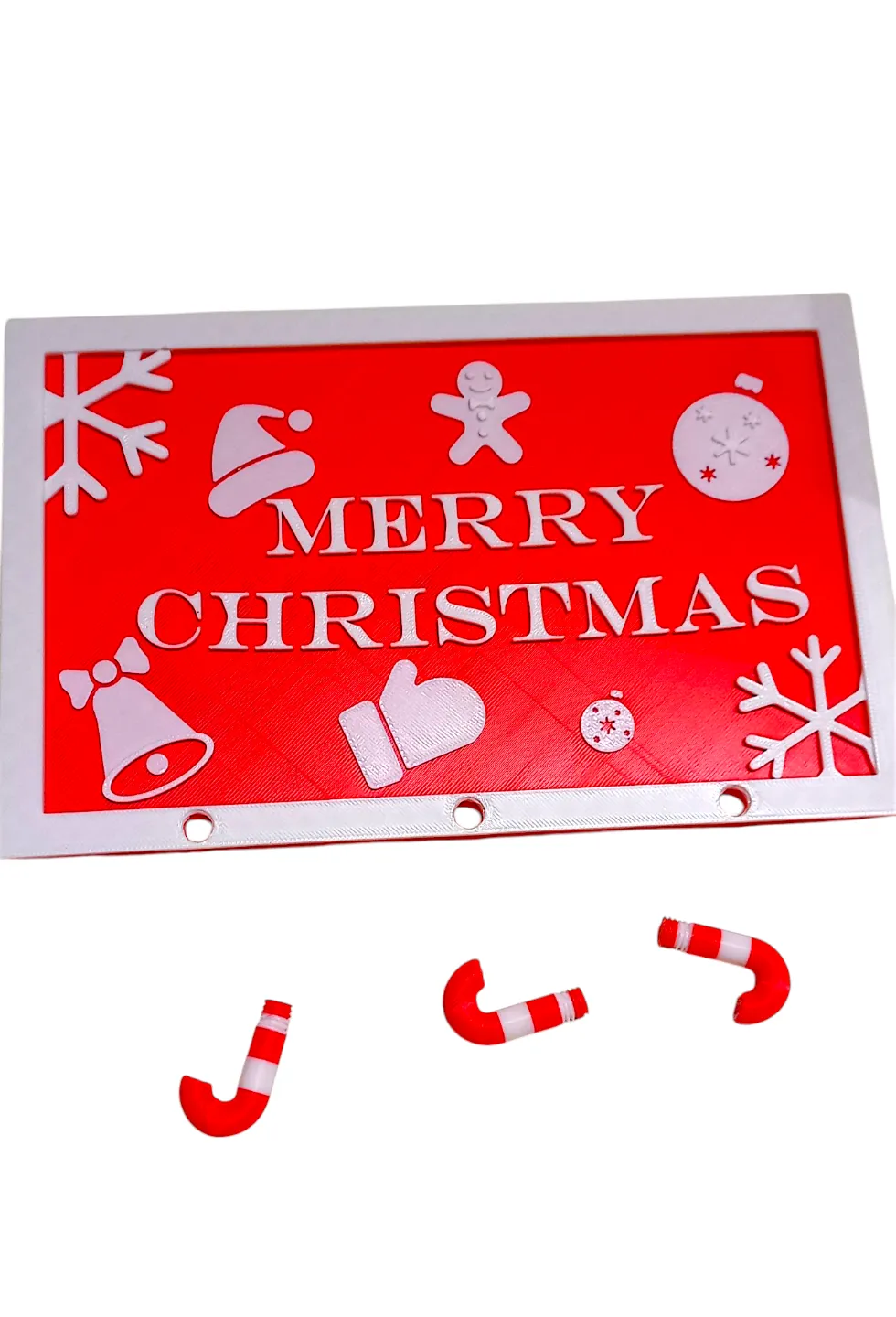 Christmas key holder sign, photo 3 of 4 - Christmas key holder sign Home Decor Items
