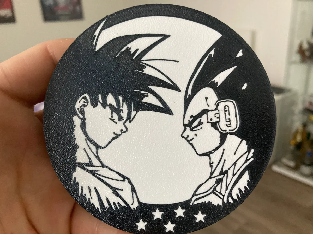 Dragon Ball coaster, photo 2 of 3 - Dragon Ball coaster Art