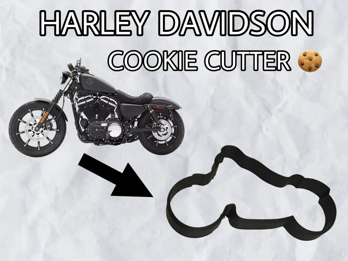 HARLEY-DAVIDSON COOKIE CUTTER - MOTORCYCLE COOKIE