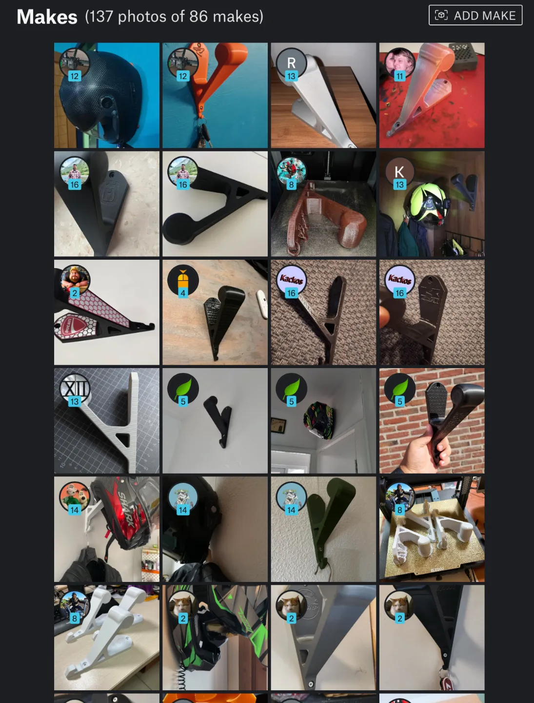 helmet hook (many versions) THE original, photo 4 of 4 - helmet hook (many versions) THE original Props & Cosplays