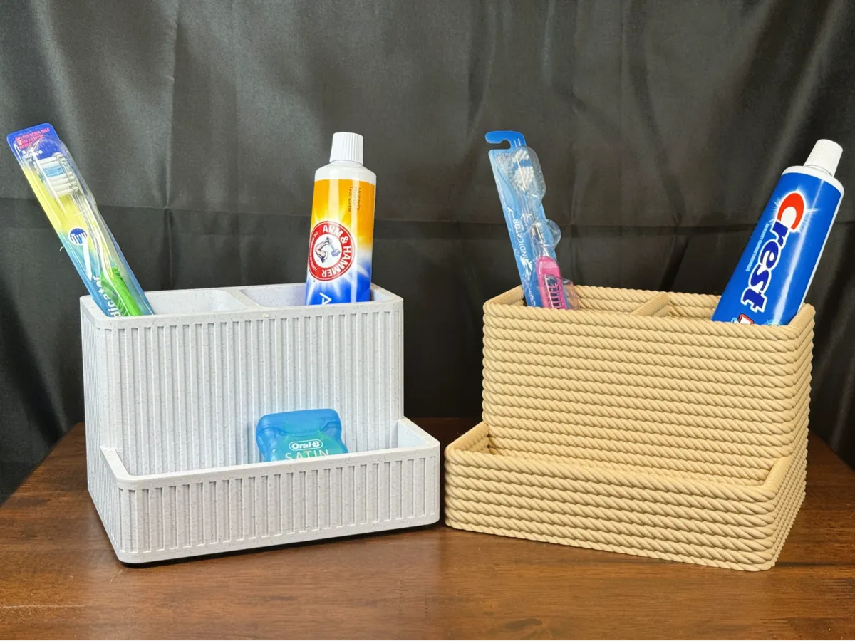 Bathroom Organizer- Toothbrush & Toothpaste holder - Decor, in stock in India