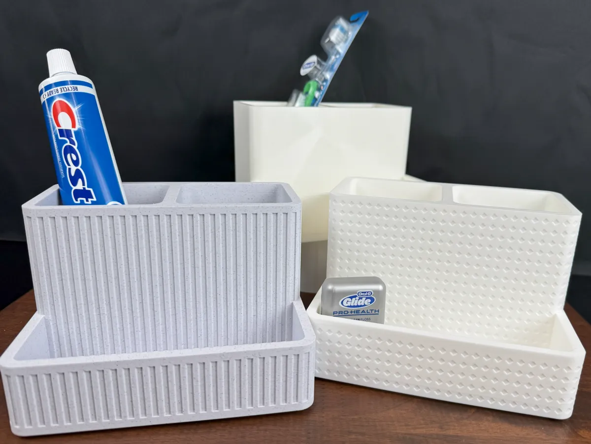 Bathroom Organizer- Toothbrush & Toothpaste holder, photo 2 of 4 - Bathroom Organizer- Toothbrush & Toothpaste holder Household