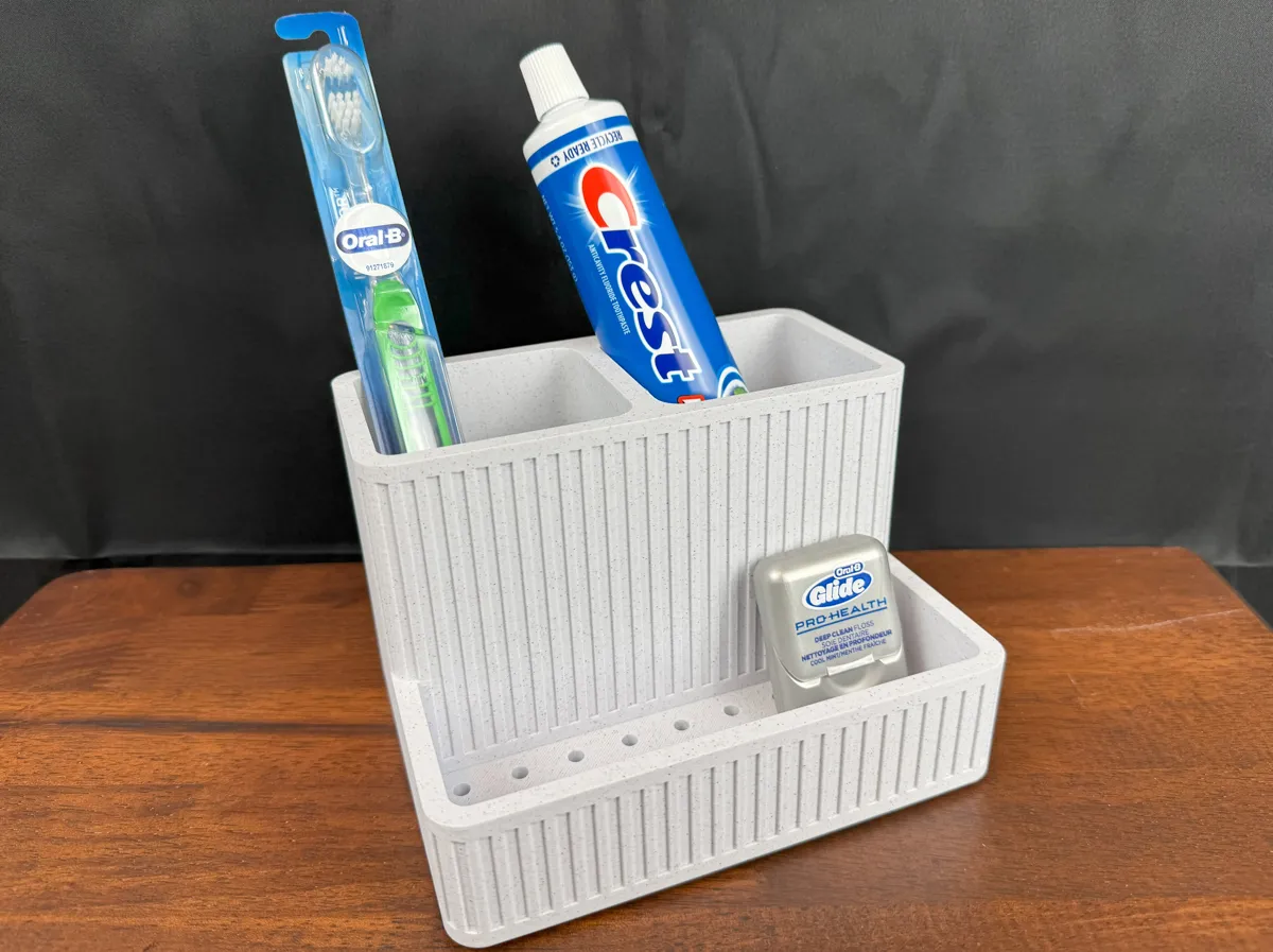Bathroom Organizer- Toothbrush & Toothpaste holder, photo 4 of 4 - Bathroom Organizer- Toothbrush & Toothpaste holder Household