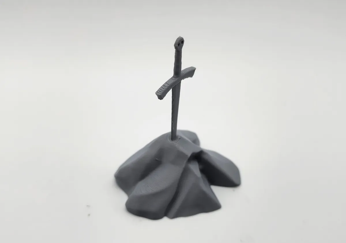 Sword in the Stone Miniature, photo 3 of 4 - Sword in the Stone Miniature Figurines & Collectibles