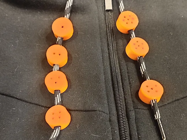 7 Dragon Ball Hoodie Drawstring Beads