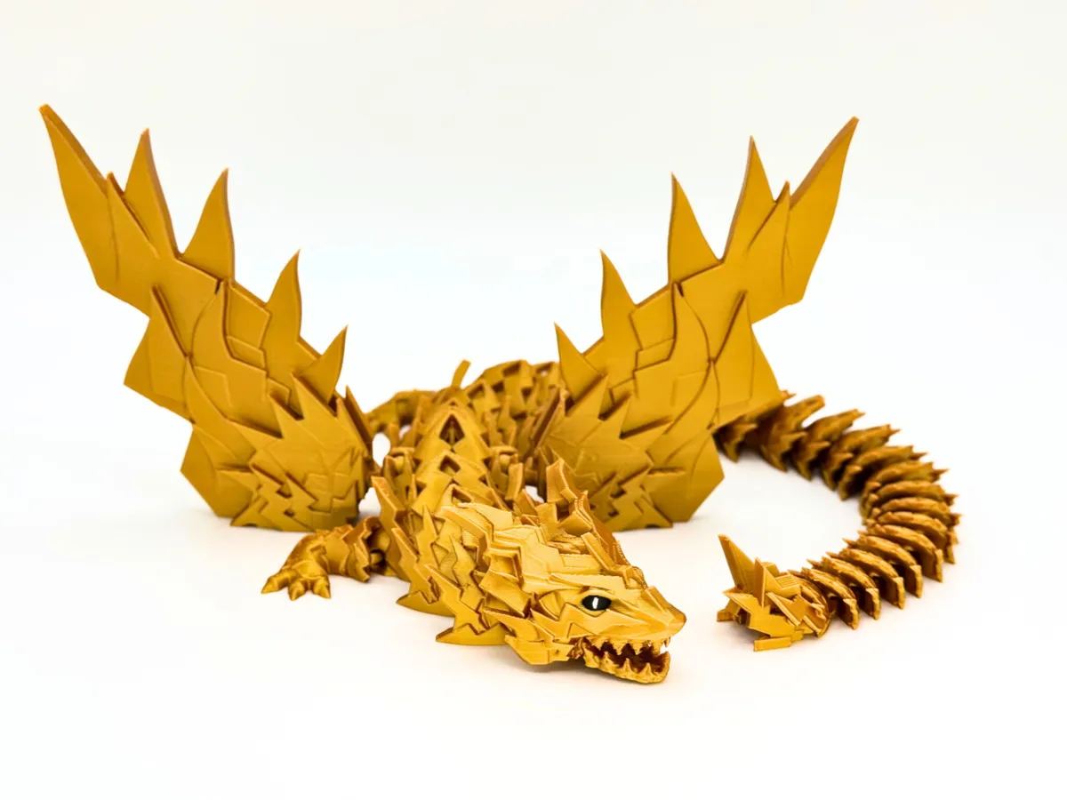 Thunderstrike - Winged Articulated Dragon, photo 3 of 4 - Thunderstrike - Winged Articulated Dragon Fidget & Sensory Toys