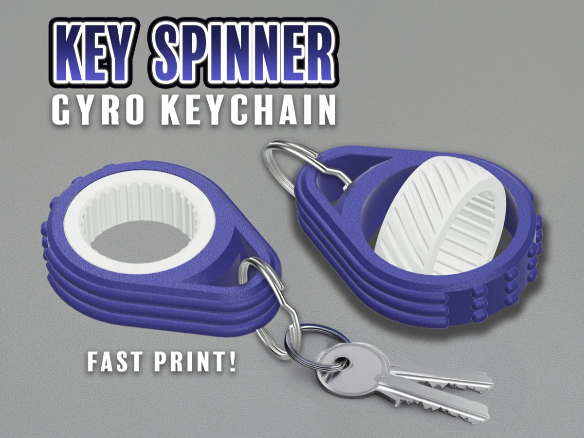 Key Spinner Gyro Keychain
