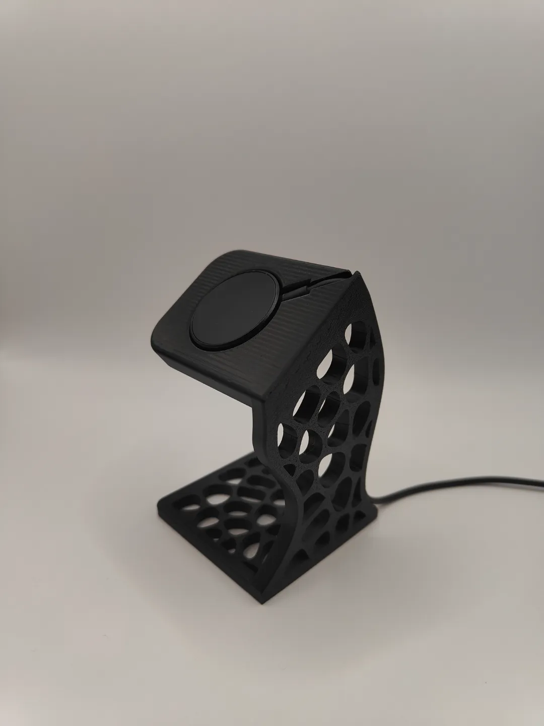 Watch charger stand, Apple, Galaxy, Voronoi style