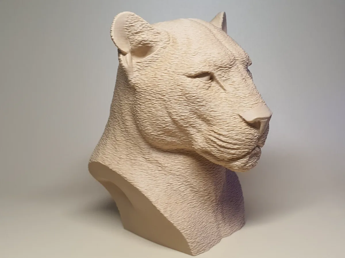 Panther bust Fuzzy furr version