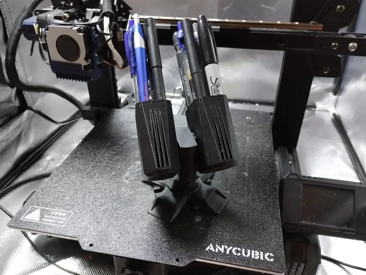 Missile Turret Pen Holder (UPDATED) - Gridfinity, photo 3 of 4 - Missile Turret Pen Holder (UPDATED) - Gridfinity Desk & Office