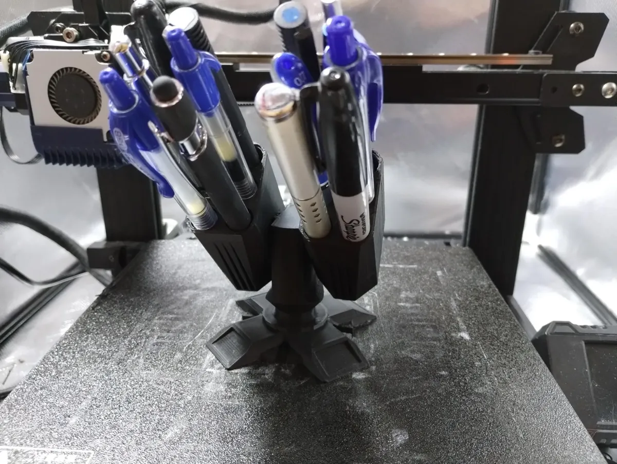 Missile Turret Pen Holder (UPDATED) - Gridfinity, photo 4 of 4 - Missile Turret Pen Holder (UPDATED) - Gridfinity Desk & Office