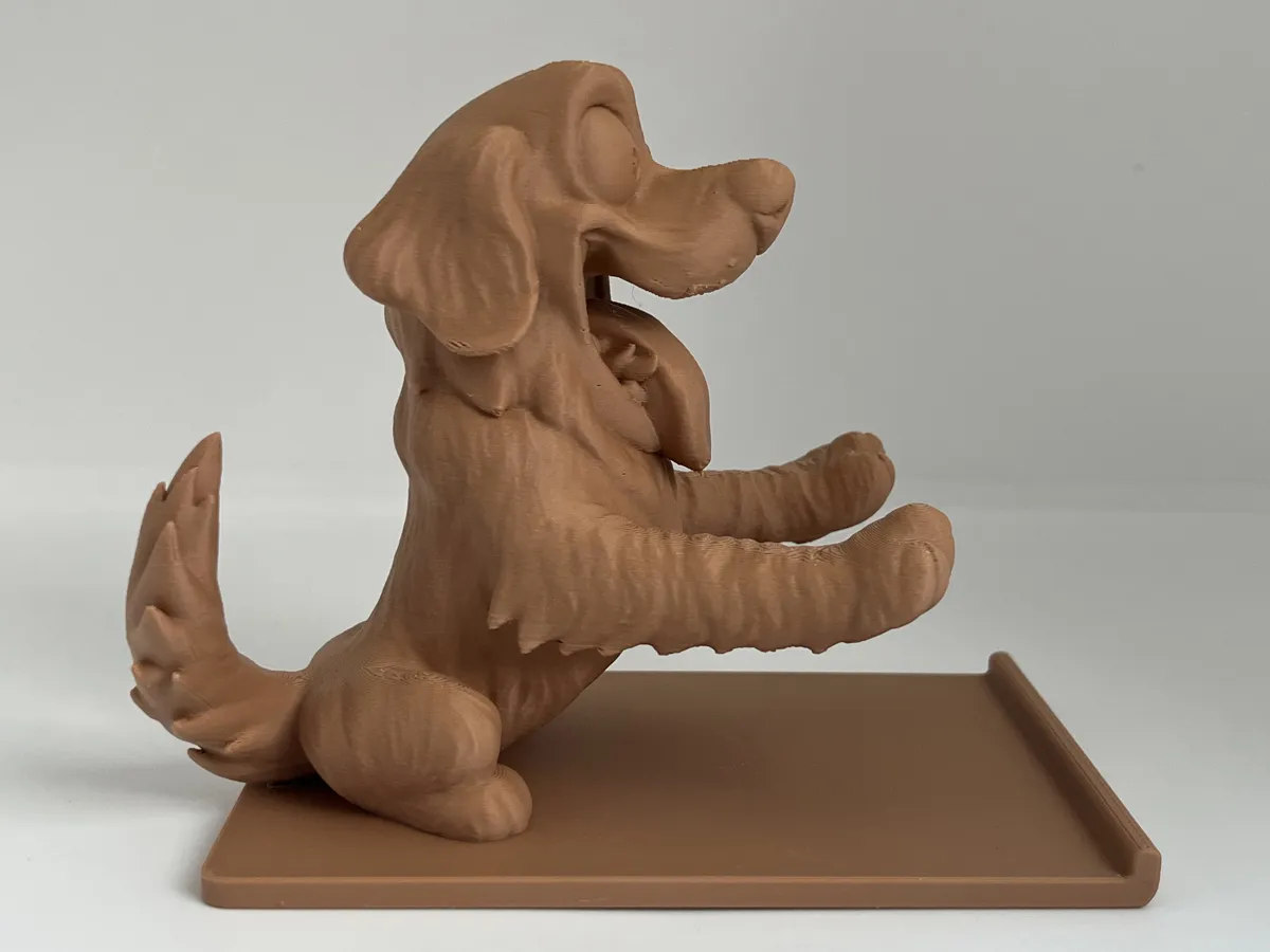 Happy Golden Retriever Phone Holder, photo 4 of 4 - Happy Golden Retriever Phone Holder Mobile & Device Accessories