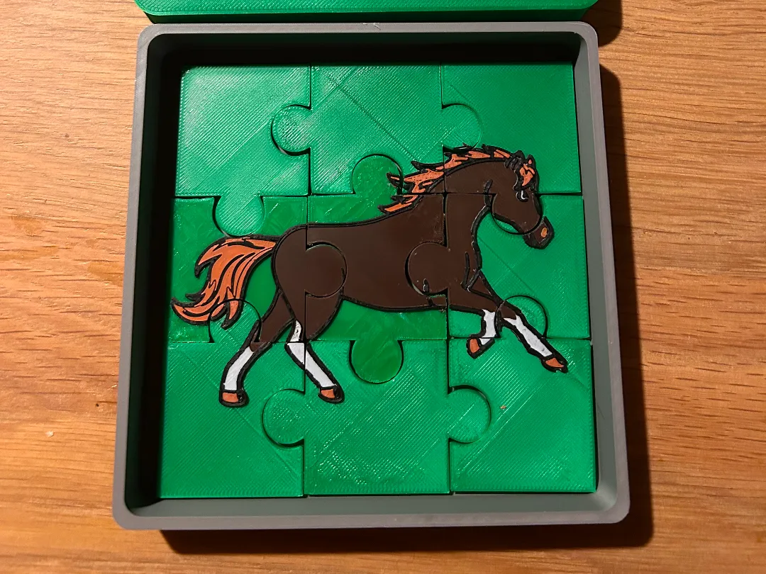 Horse Puzzle Toddler 9 Pieces 1 Year Old