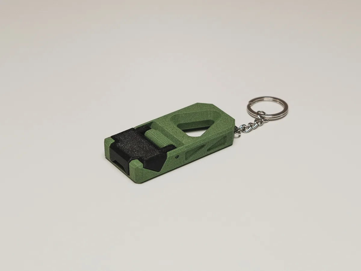 Pocket Flip Phone Stand Keychain, photo 4 of 4 - Pocket Flip Phone Stand Keychain Keychains