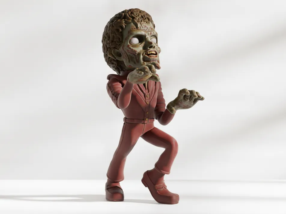 Michael Jackson Thriller Zombie Chibi Figure - People, in stock in India