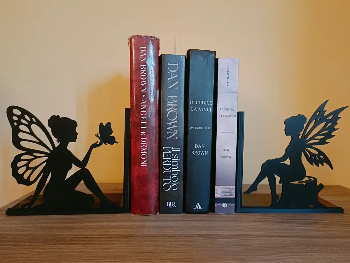 Twin Fairy Bookends Set (PLA /) - Decor, in stock in India