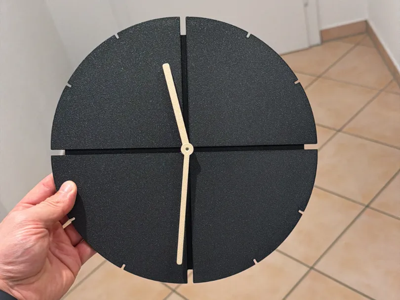 Modern Minimalist Wall Clock, 25 cm - Wall Clocks, in stock in India