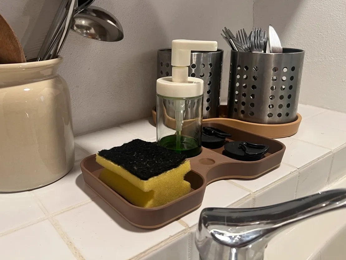 Sponge and Soap Holder - IKEA compatible - Soap Dishes & Dispensers, in stock in India