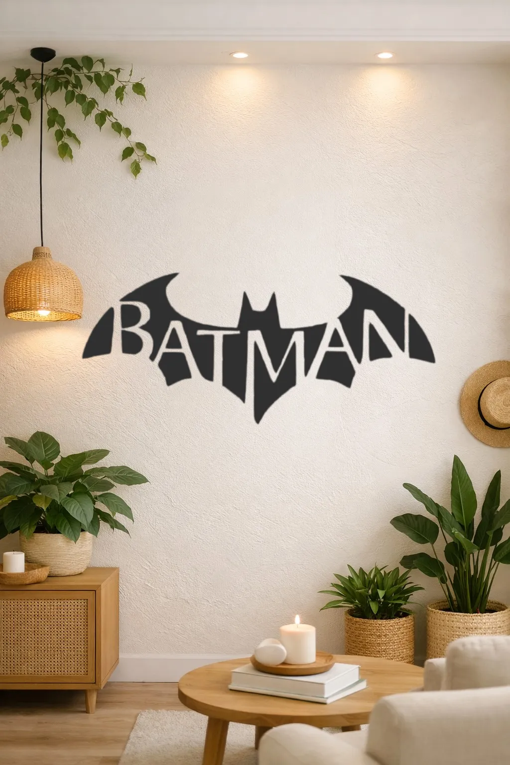 silueta logo batman, photo 2 of 2 - silueta logo batman Household